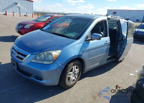 2007 Honda Odyssey Ex-L from USA, damaged, VIN 5FNRL38627B084505